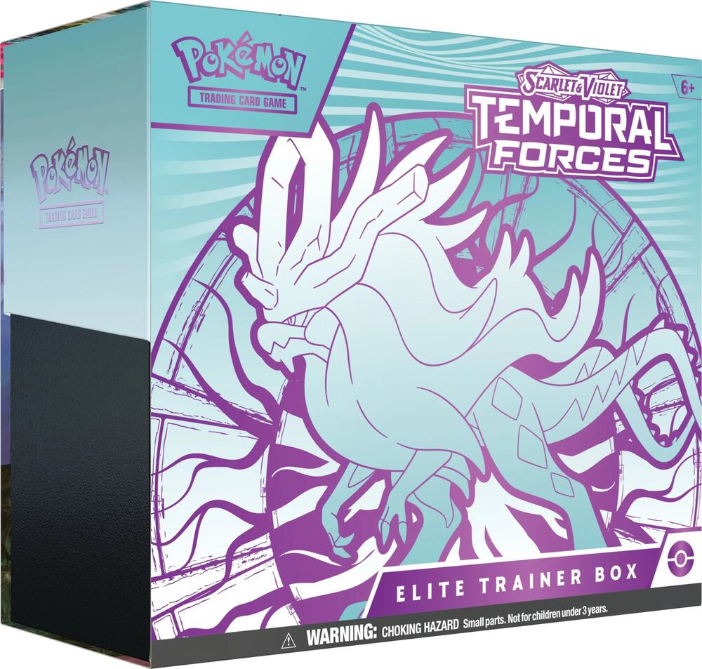 Pokemon Scarlet and Violet Temporal Forces Elite Trainer Box [Walking Wake] - SV05: Temporal Forces (TEF)