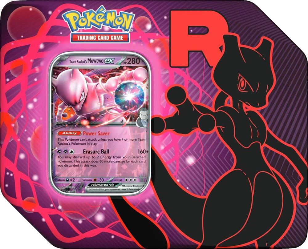 Team Rocket Tin Team Rocket's Mewtwo ex