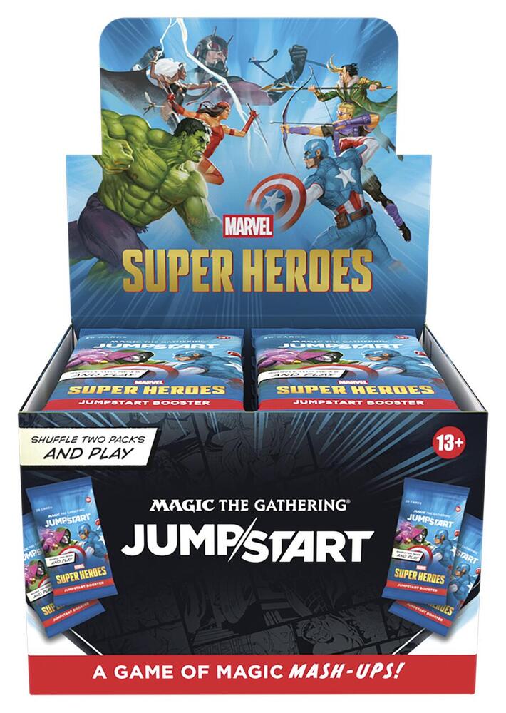Magic The Gathering MTG Marvel Super Heroes - Jumpstart Booster Display - Marvel Super Heroes (MSH)