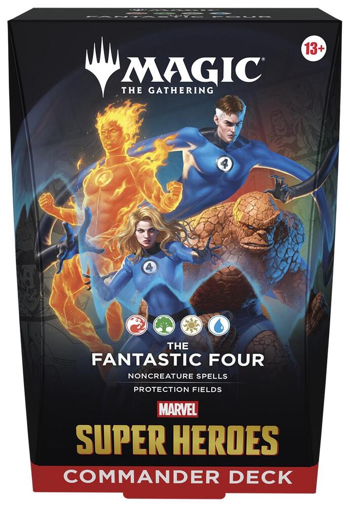 Magic The Gathering MTG Marvel Super Heroes Commander Deck - The Fantastic Four - Commander: Marvel Super Heroes (MSC)