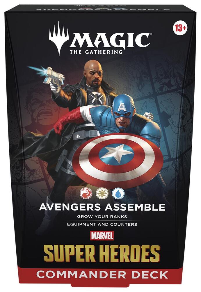 Magic The Gathering MTG Marvel Super Heroes Commander Deck - Avengers Assemble - Commander: Marvel Super Heroes (MSC)