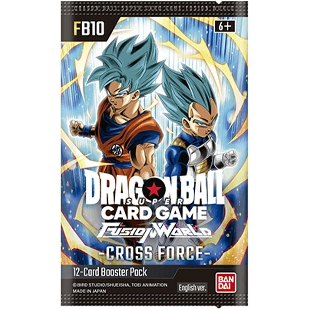 Dragon Ball Super Fusion World Cross Force Sleeved Booster Pack - Cross Force (FB10)