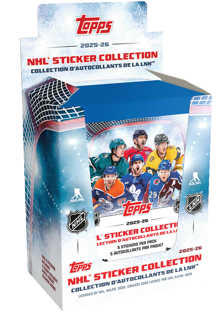 2025-26 Topps NHL Sticker Collection - Display Box