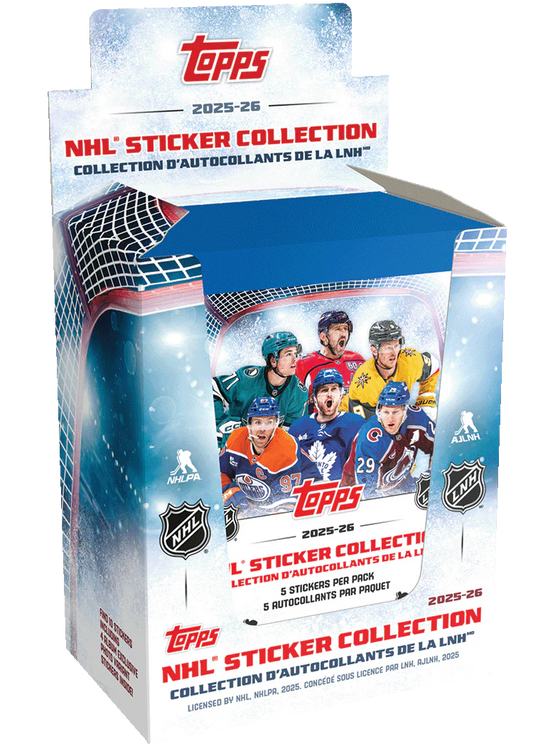 2025-26 Topps NHL Sticker Collection - Display Box