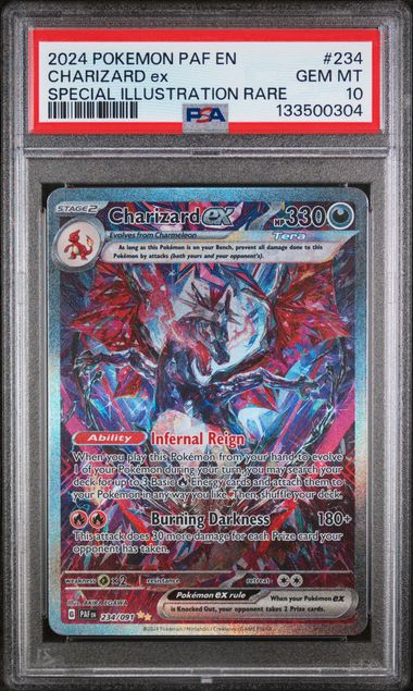 2024 POKEMON PAF EN-PALDEAN FATES #234 CHARIZARD ex SPECIAL ILLUSTRATION RARE PSA 10