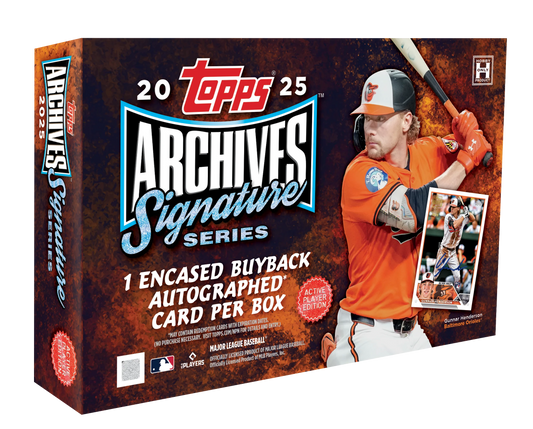 2025 Topps Archives Signature Series Hobby Box - Active Player Edition