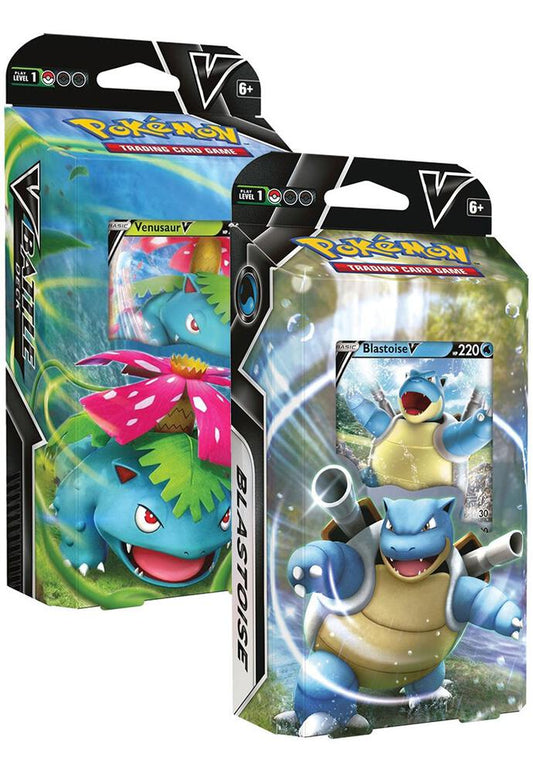 Pokemon Blastoise V/Venusaur V Battle Decks [Set of 2]