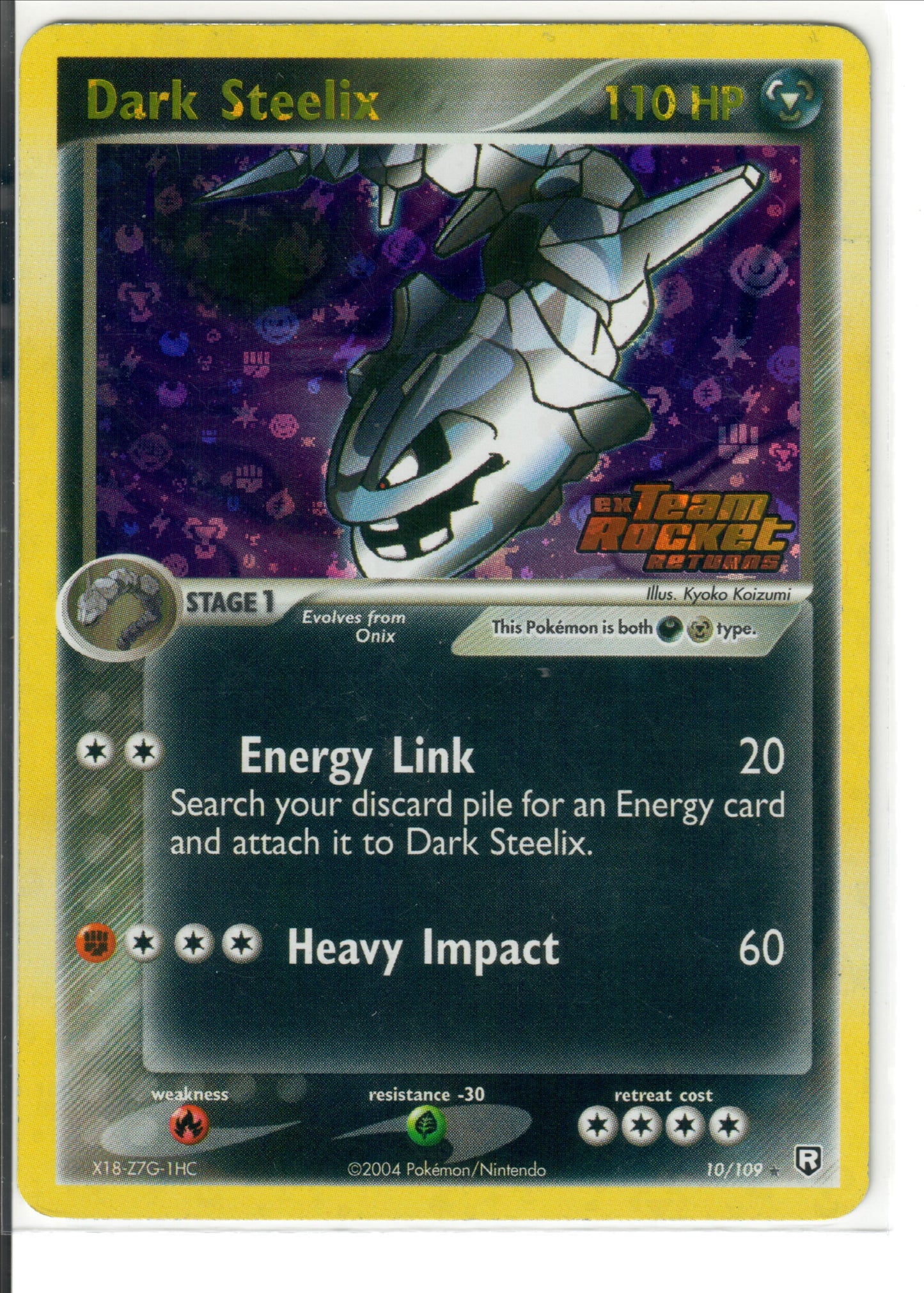 Dark Steelix - Team Rocket Returns (RR)