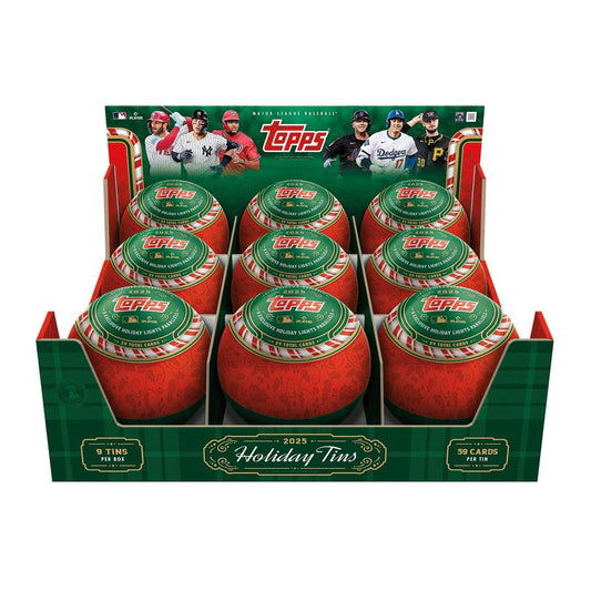 2025 TOPPS HOLIDAY BASEBALL COLLECTOR TIN
