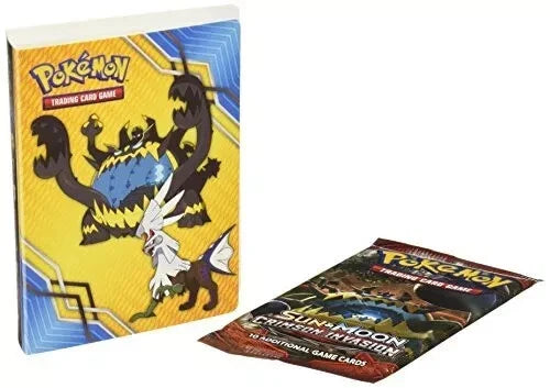2017 POKEMON SUN & MOON CRIMSON INVASION MINI PORTFOLIO With PACK