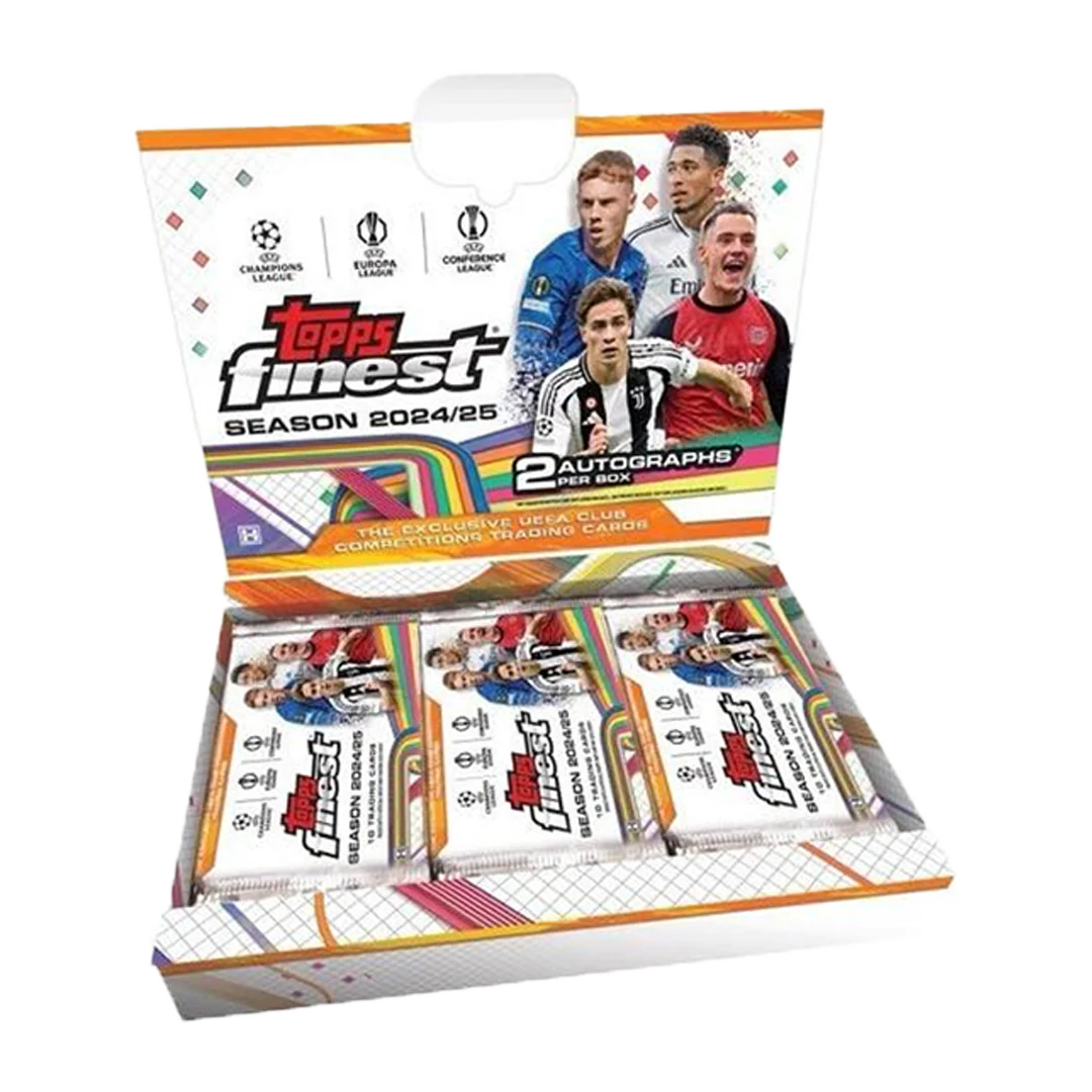 2024-25 Topps UEFA Club Competitions Finest Soccer Hobby Box