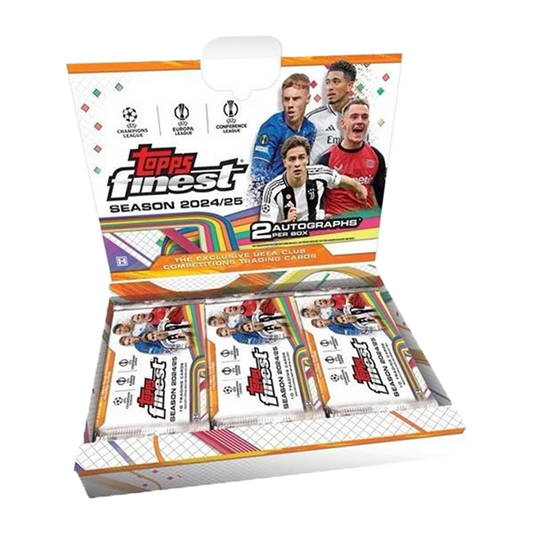2024-25 Topps UEFA Club Competitions Finest Soccer Hobby Box