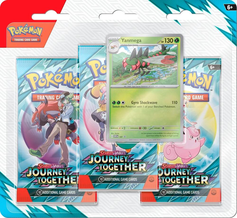 Journey Together 3 Pack Blister [Yanmega] - SV09: Journey Together
