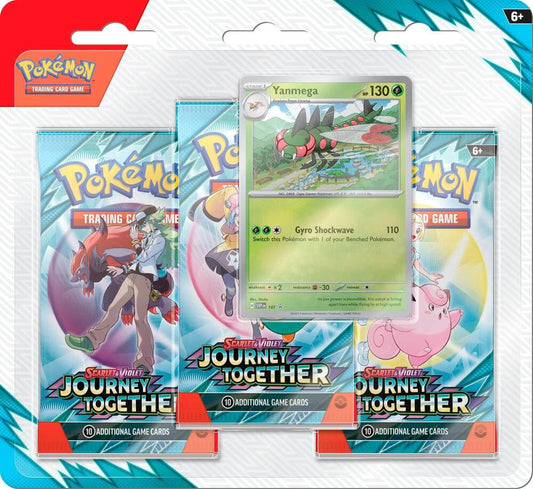 Journey Together 3 Pack Blister [Yanmega] - SV09: Journey Together
