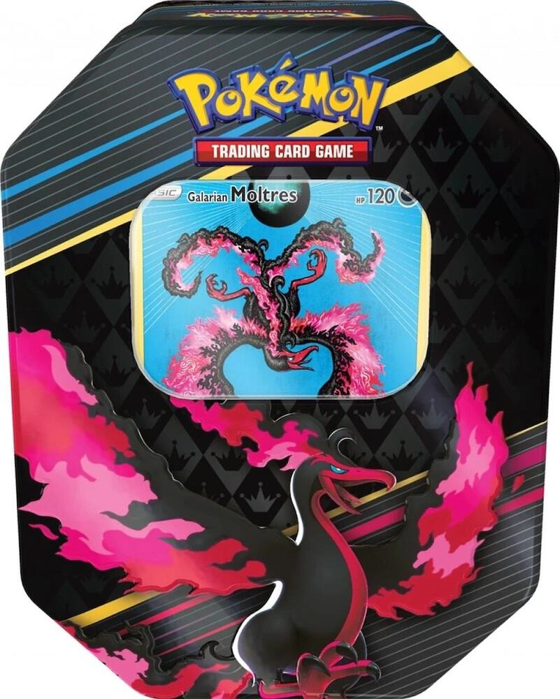 Crown Zenith Tin [Galarian Moltres] (International Version) - Crown Zenith (CRZ)