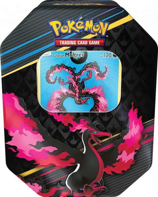 Crown Zenith Tin [Galarian Moltres] (International Version) - Crown Zenith (CRZ)