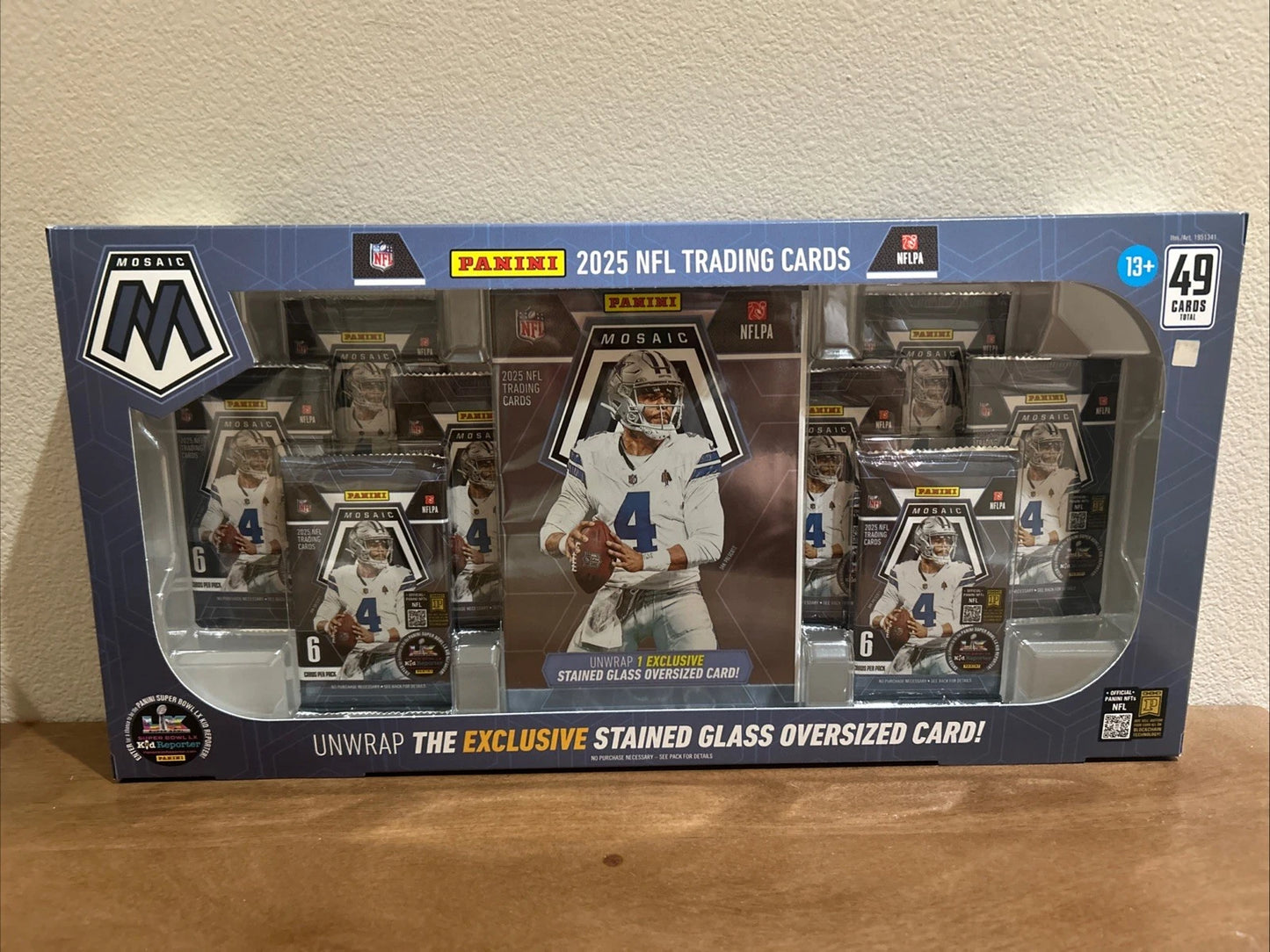 2025 Panini Mosaic NFL Bundle Box Jumbo Stained Glass