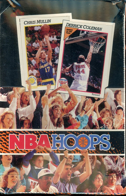 1991-92 Hoops Series 1 Basketball Hobby Box