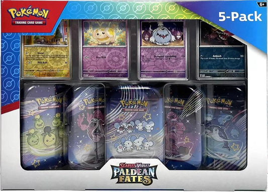 Pokemon Scarlet & Violet Paldean Fates Mini Tin 5-pack