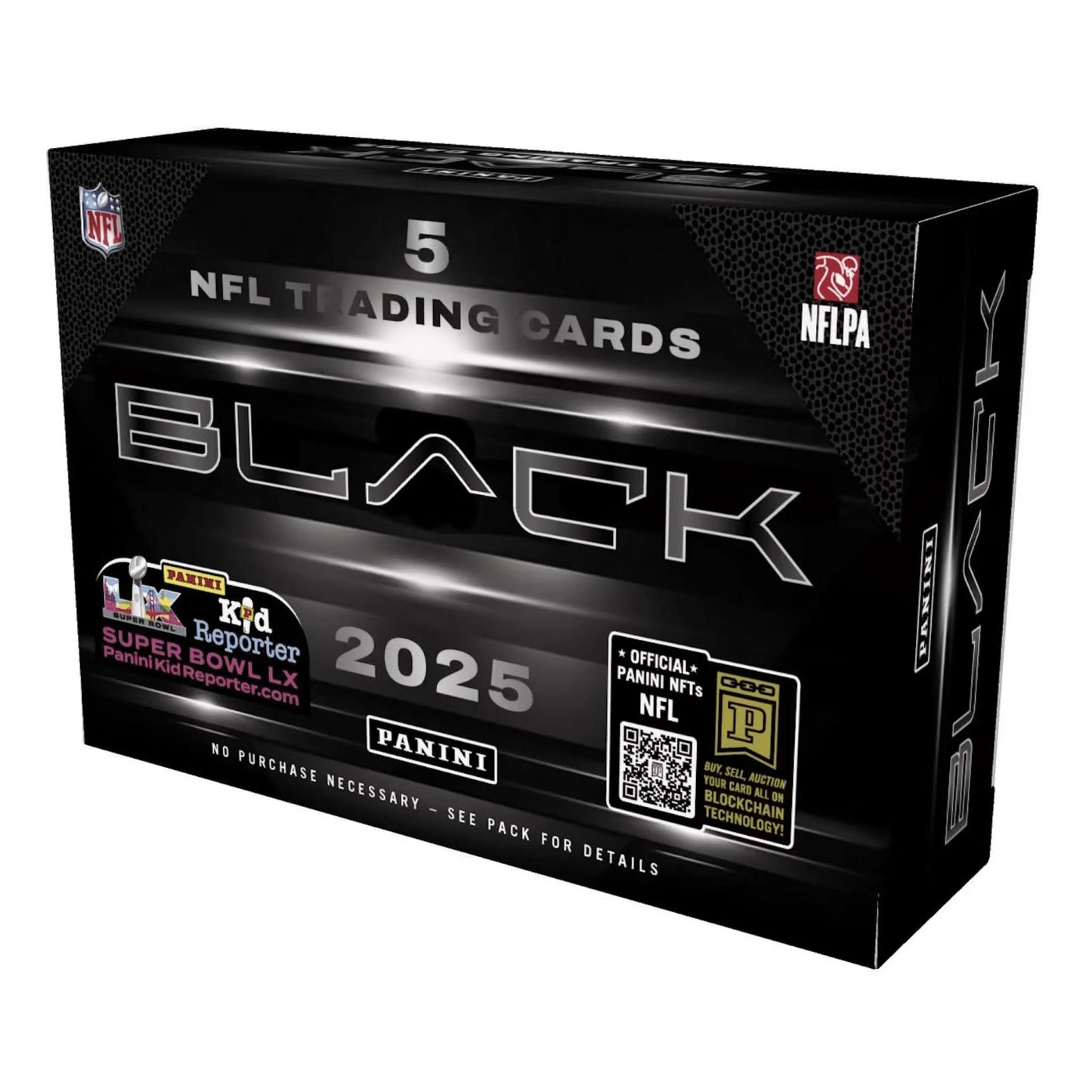 2025 Panini Black NFL Hobby Trading Card Box