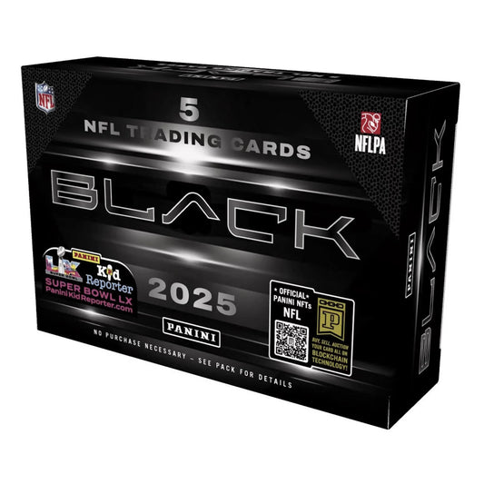 2025 Panini Black NFL Hobby Trading Card Box