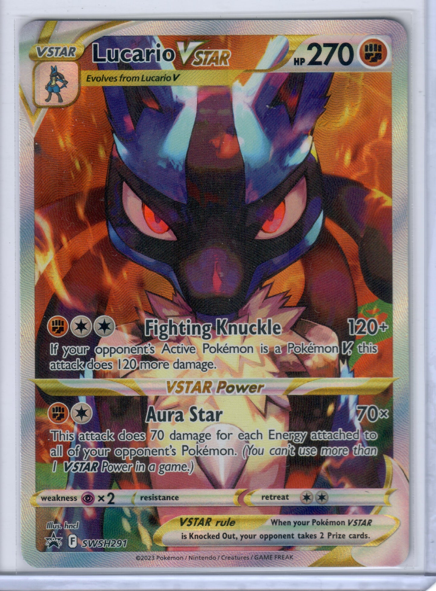 Lucario VSTAR - SWSH291 - SWSH: Sword & Shield Promo Cards (SWSD)