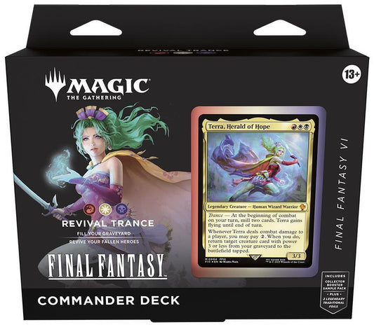 FINAL FANTASY Commander Deck - FINAL FANTASY VI Revival Trance - Commander