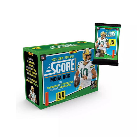 2025 Panini Score Football NFL Trading Cards Mega Box (11 Parallels)
