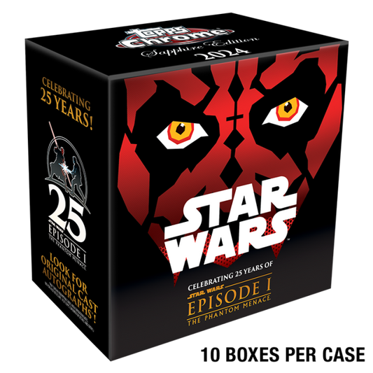 2024 Topps Star Wars Chrome Sapphire Edition Hobby Box - FACTORY NEW / SEALED