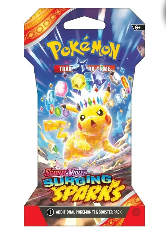 Surging Sparks Sleeved booster pack
