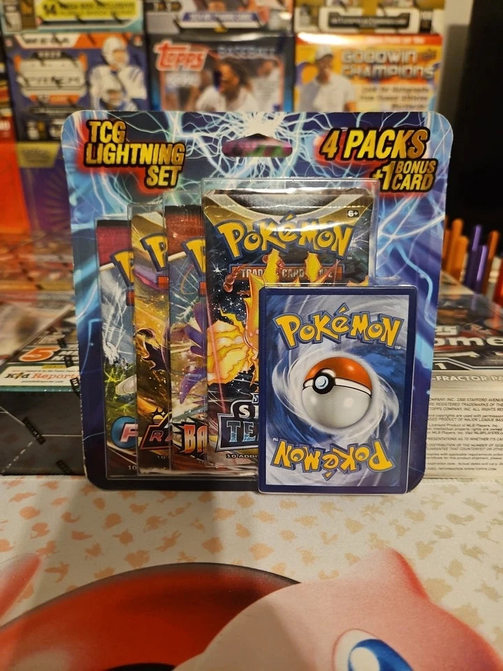 TCG Lightning Set - 4 Pokemon Packs