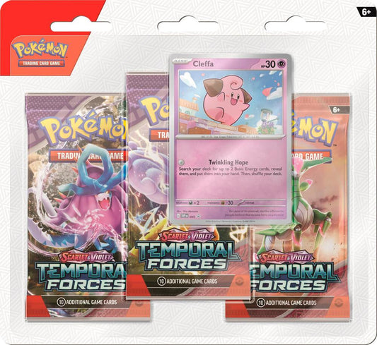 Temporal Forces 3 Pack Blister [Cleffa] - SV05: Temporal Forces (TEF)