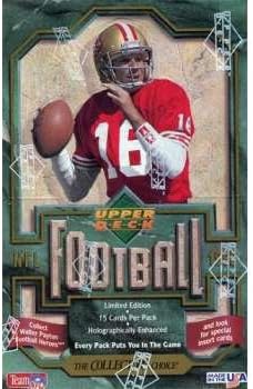 1992 Upper Deck Football Hobby Box - Factory Sealed