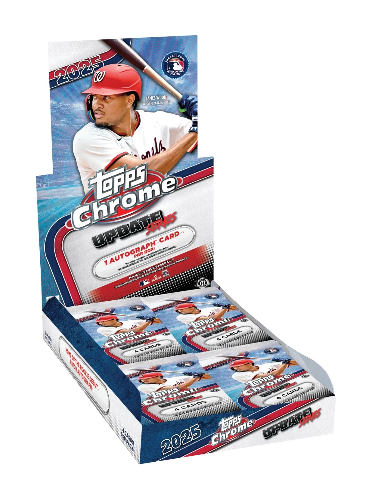 2025 Topps Chrome Baseball Update Series Hobby Box