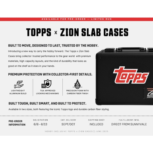TOPPS X Zion Slab Case X - 2 Rows