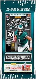Panini NFL 2024 Absolute Football Fat Pack Trading Cards