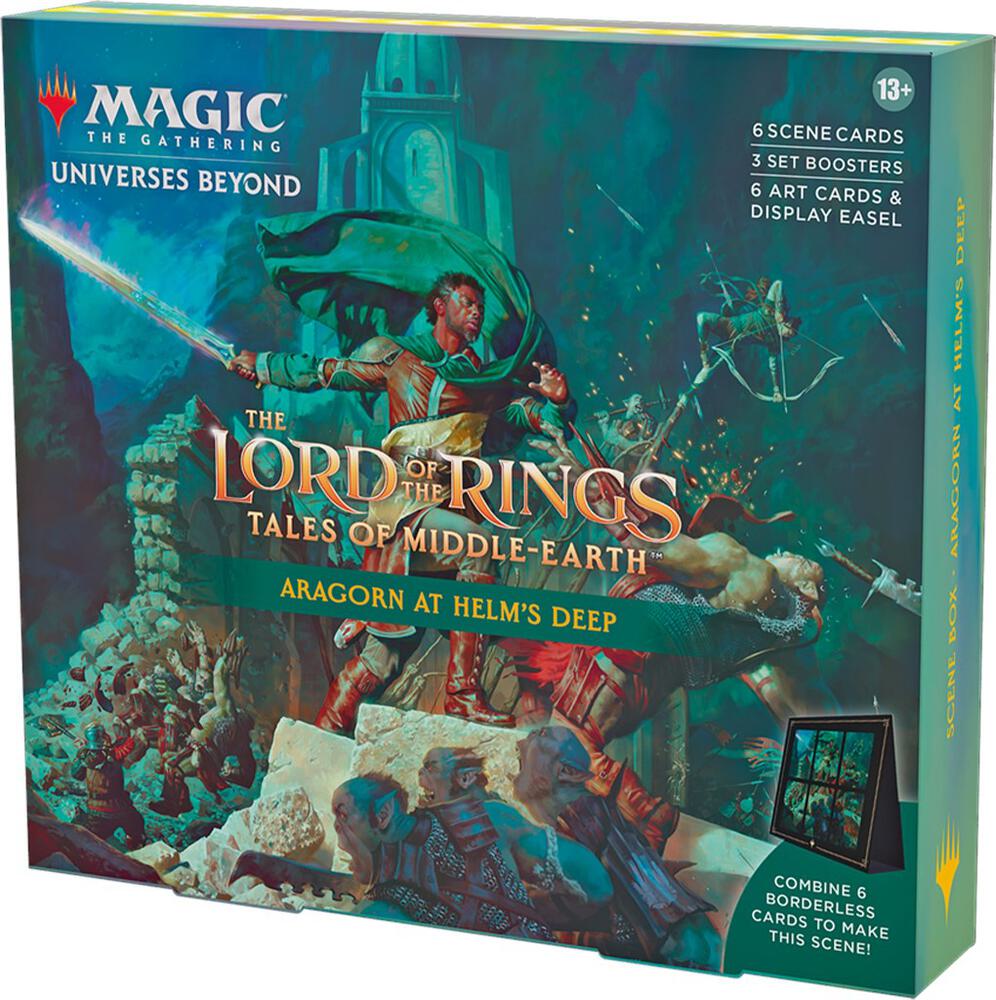 The Lord of the Rings: Tales of Middle-earth Scene Box - Aragorn at Helm's Deep - Universes Beyond: The Lord of the Rings: Tales of Middle-earth (LTR)