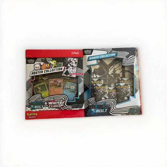 Pokémon Black Bolt Binder Collection + Black Bolt White Flare Poster Collection