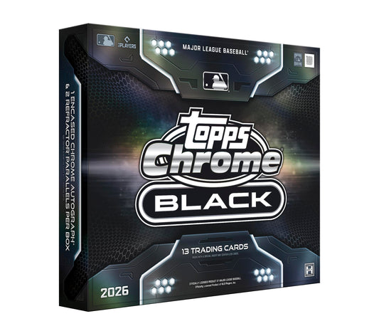 2026 Topps Chrome Black Baseball Hobby Box