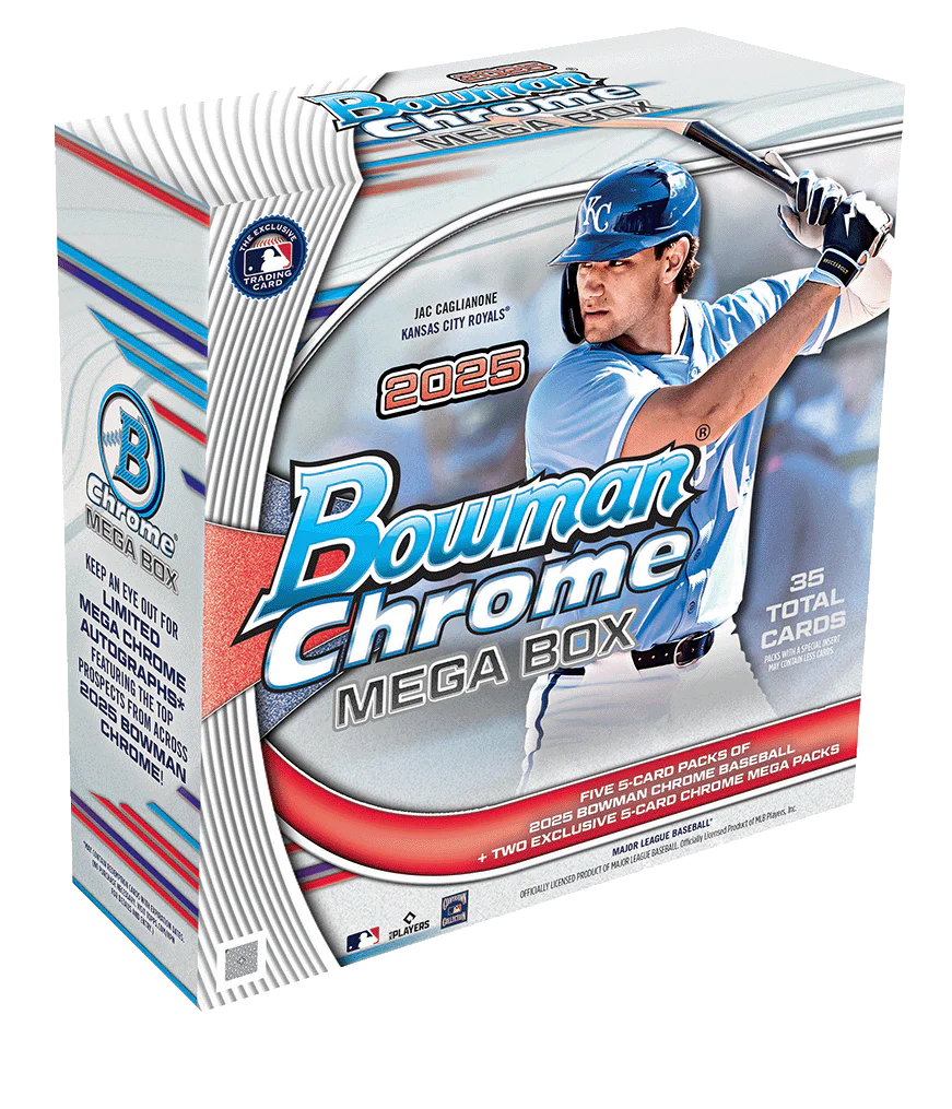2025 Bowman Chrome Baseball Factory Sealed Mega Box