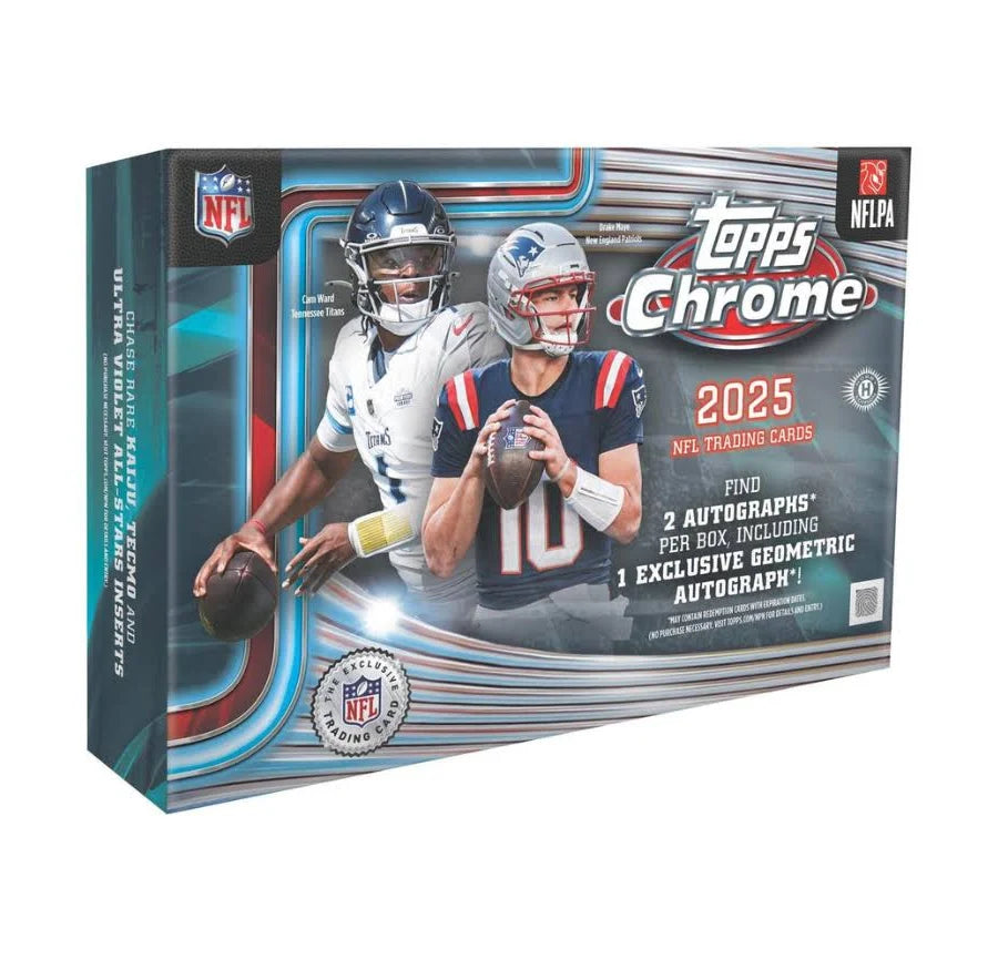 2025 Topps Chrome Football Breaker's Delight Box
