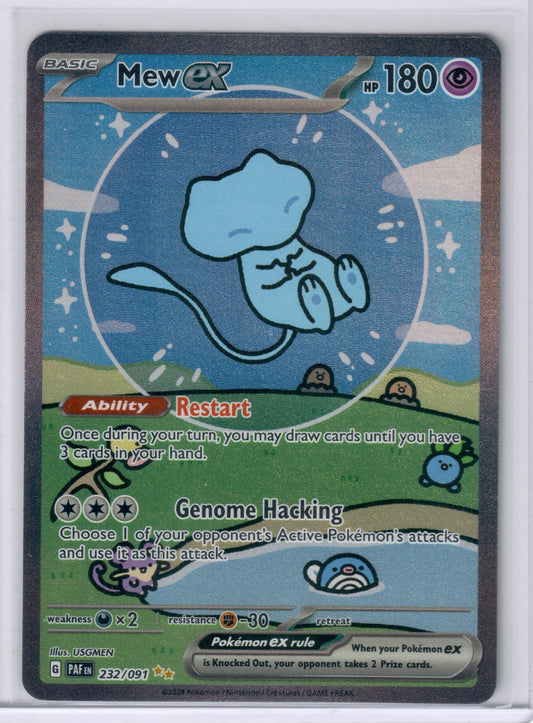 Mew ex - 232/091 - SV: Paldean Fates (PAF) #232/091