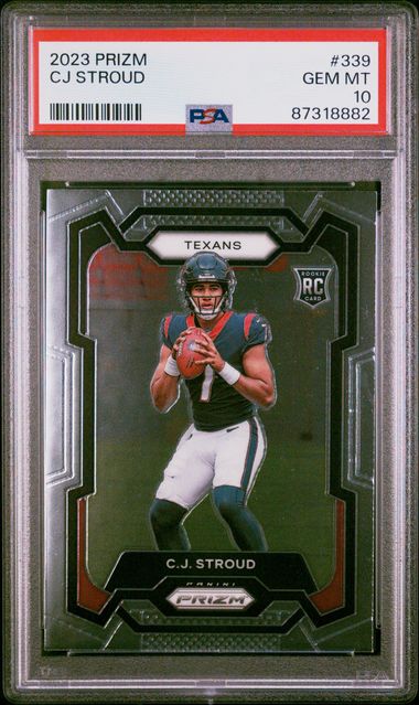 2023 PANINI PRIZM #339 CJ STROUD PSA 10