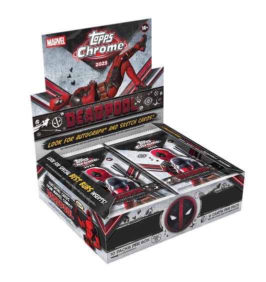 2025 Topps Deadpool Chrome Hobby Box