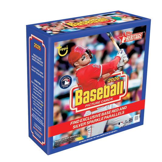2026 Topps Heritage Baseball Factory Sealed Mega Box