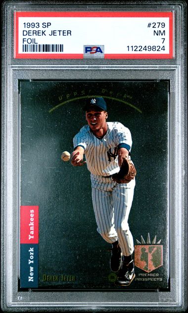 1993 SP #279 DEREK JETER FOIL PSA 7