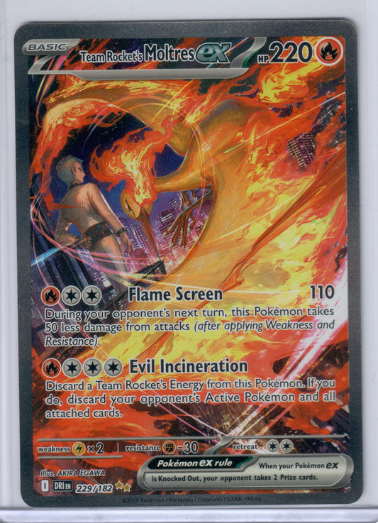 Team Rocket's Moltres ex - 229/182 - SV10: Destined Rivals (DRI)