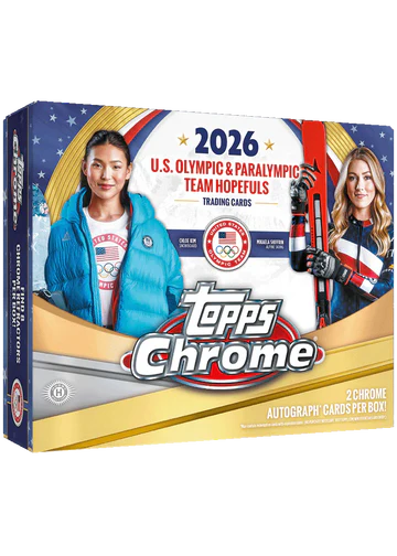 2026 Topps Chrome U.S. Winter Olympics & Paralympic Team Hopefuls Hobby Box