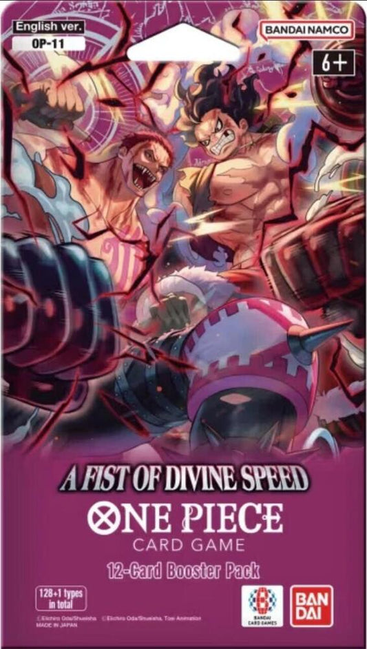 A Fist of Divine Speed - Sleeved Booster Pack ( OP11 )