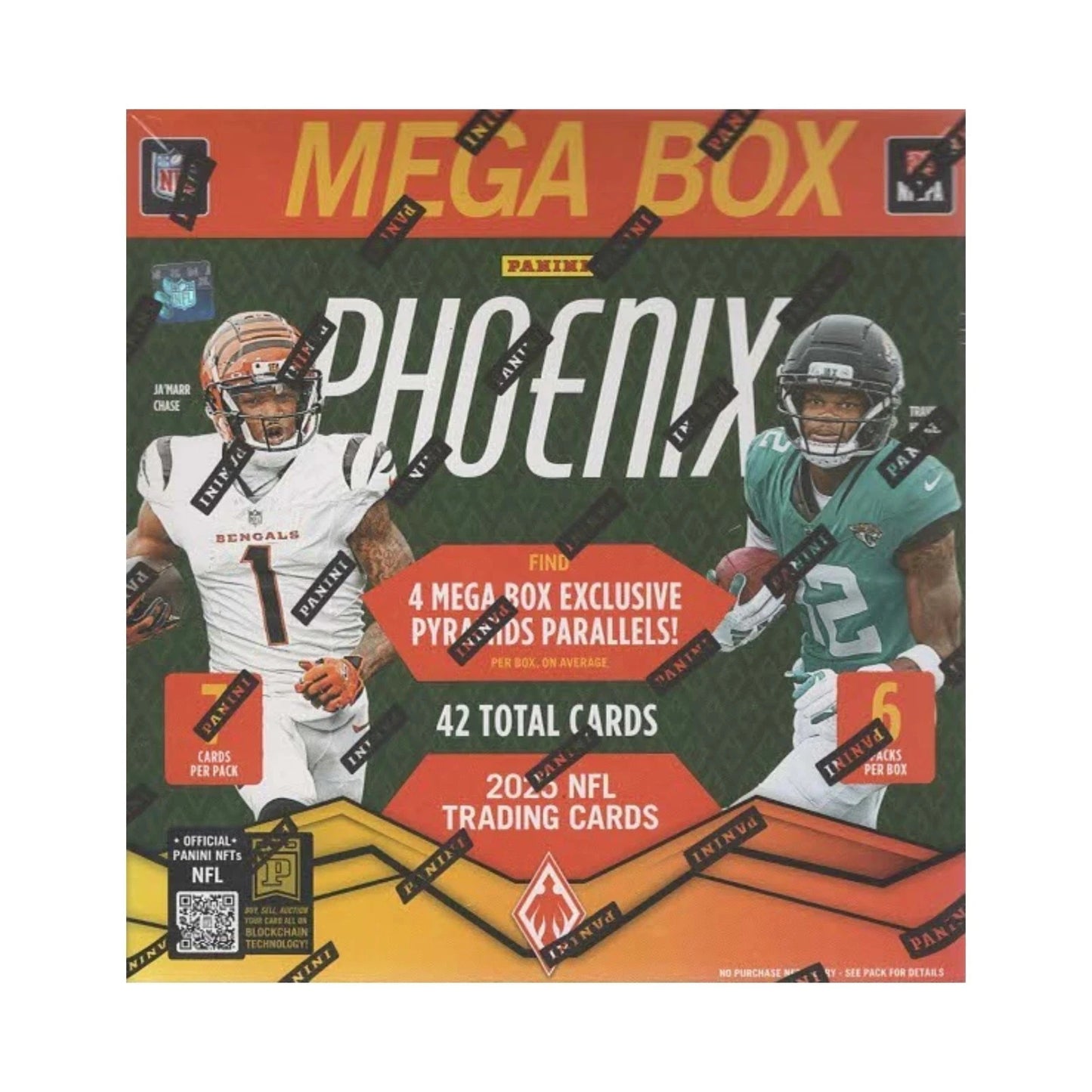 2025 Panini Phoenix Football Trading Cards Mega Box